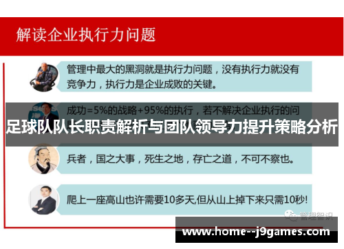 足球队队长职责解析与团队领导力提升策略分析 足球队队长职责解析与团队领导力提升策略分析